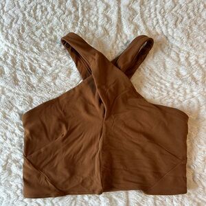 lululemon athletica Brown Crop Top